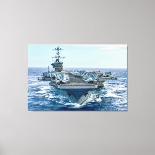 Toile TRANSPORTEUR D'AÉRONEF AMÉRICAIN - CVN-75 32x48