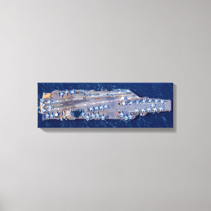 Toile TRANSPORTEUR D'AÉRONEF AMÉRICAIN - CVN 78 (24x8 po