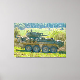 Toile TRANSPORTEUR DE PERSONNEL ARMÉ - Stryker 24x36