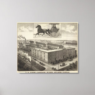 Toile Travaux de chariot de livre Johns, Abilene, le