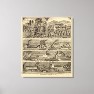 Toile Travaux de frères de Freeman, Ohio