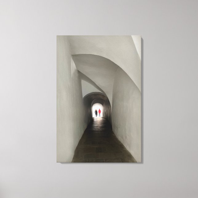 Toile Traverser le tunnel (Recto)