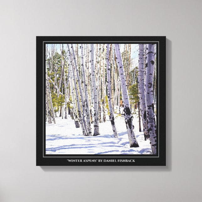 Toile Trembles dans la Forêt (Recto)
