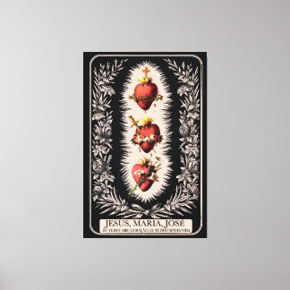 Toile Três Sagrados Corações