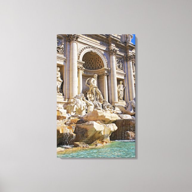 Toile Trevi fountain (Recto)