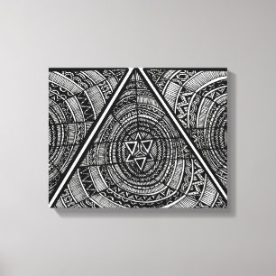 Toile Triangle tribale