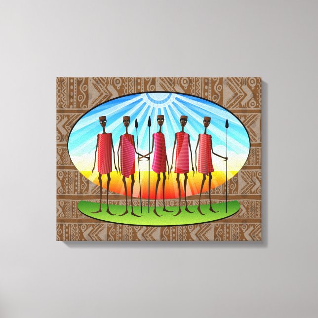 Toile Tribal africain (Recto)