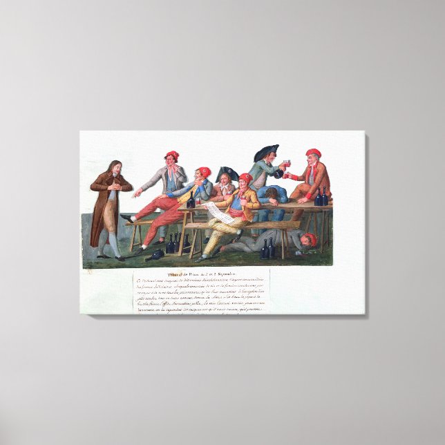 Toile Tribunal pénitentiaire des 2 et 3 septembre 1792 (Recto)