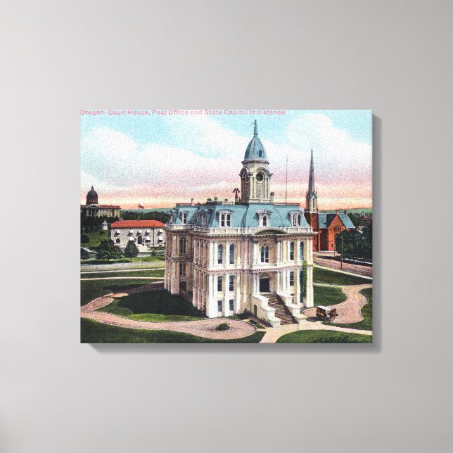 Toile Tribunal, Poste, Capitol Bldg (Recto)
