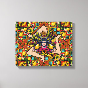 Toile Trinacria Sicilia