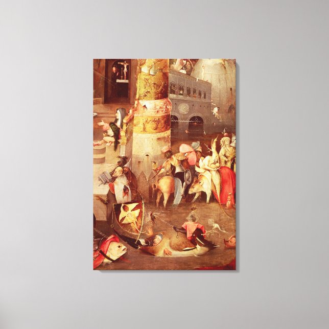 Toile Triptyque de la tentation de saint Antoine (Recto)