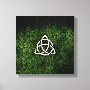 Toile Triquetra vert