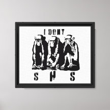 Trois Singes Sages avec Graffiti Sarcastique Twist