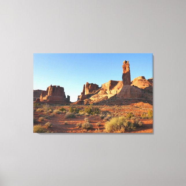 Toile Trois Sœurs au Parc national des Arches (Recto)