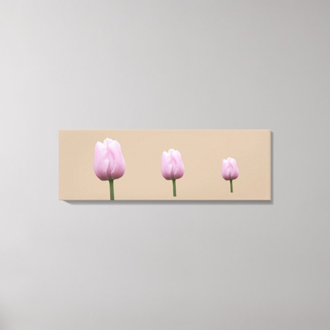 Toile Trois Tulipes Élevées (Recto)