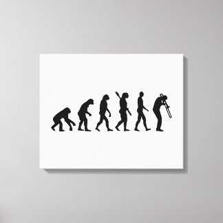 Toile Trombone de l'évolution