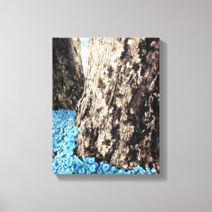 Toile troncs d'arbre