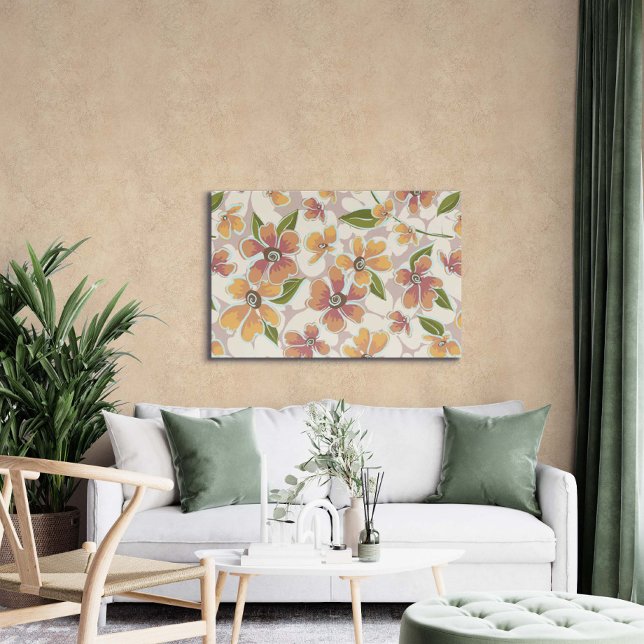 Toile Tropical Retro Botanical (Créateur téléchargé)