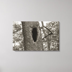 Toile Trou mystérieux (Sepia)