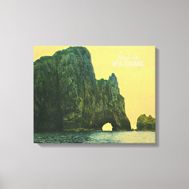 Toile Trou néo-zélandais dans la roche (Recto)