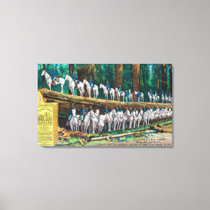 Toile Troupe I sur et devant le géant tombé