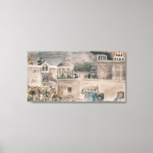 Toile Troupes américaines sous le Général Doniphan