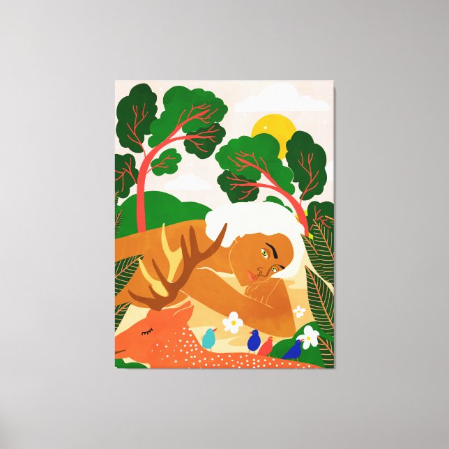 Toile Trouvez votre endroit préféré et allez-y souvent (Recto)