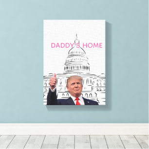 Toile Trump 2024 Reprendre l'Amérique à la maison de pap
