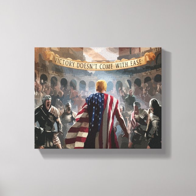 Toile Trump décrit comme un gladiateur dans un roman ant (Recto)