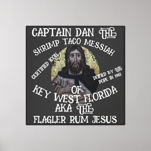 Toile Tsar Capt Dan Crevette Taco Enchilada Jésus Alaska