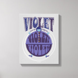 Toile Tu deviens Violet, Violet !
