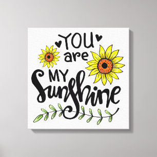 Toile Tu es mon soleil
