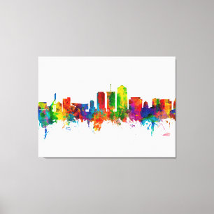 Toile Tucson Arizona Skyline