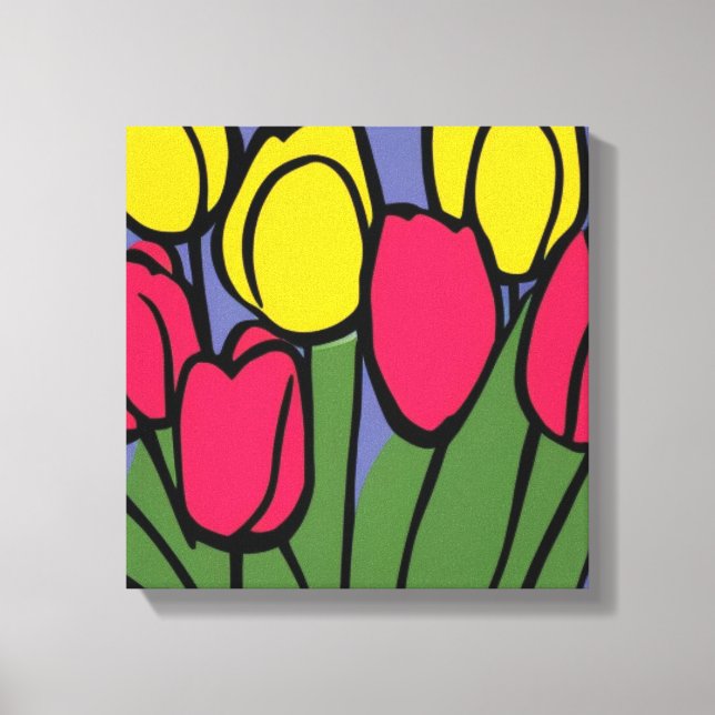 Toile Tulipes de printemps (Recto)