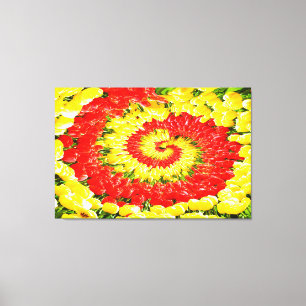 Toile Tulipes toujours florales