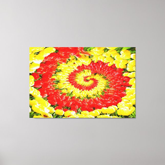 Toile Tulipes toujours florales (Recto)