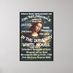 Toile Tump Minneapolis Meurtre Art Fin Pour Vente Trump