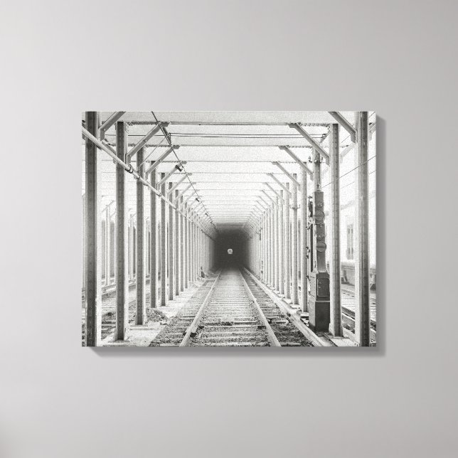 Toile Tunnel de métro, 1904 (Recto)