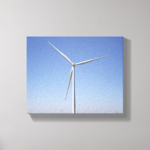 Toile Turbine éolienne dans un terrain rural de l'Oklaho