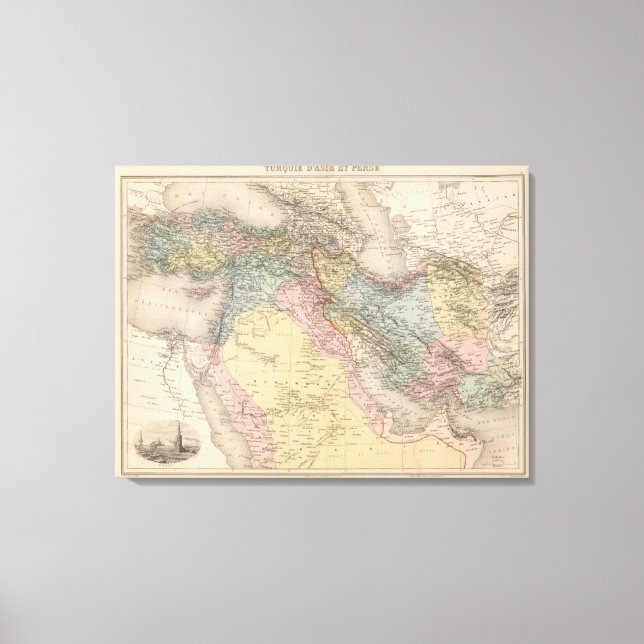 Toile Turquie asiatique et Perse (Recto)