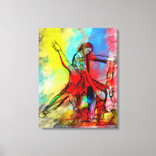 Toile Tus Labios de Rubi - votre tango rouge de lèvres