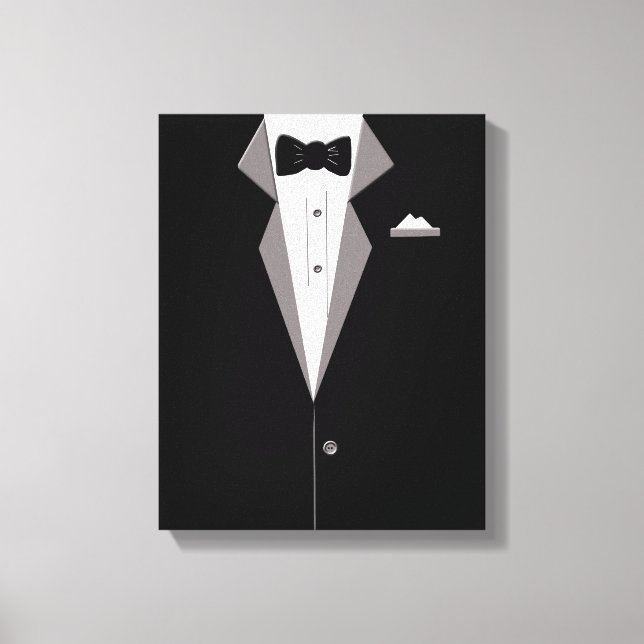 Toile Tuxedo Suit Art Canvas Imprimer (Recto)