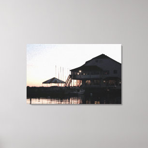 Toile Twilight au bord du lac, Kingston (Ontario)