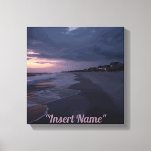 Toile Twilight en bord de mer
