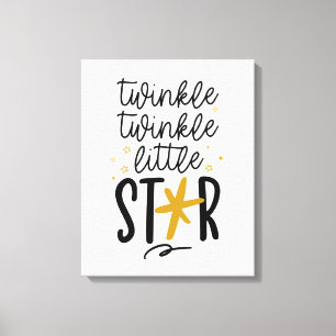 Toile Twinkle Twinkle Little Star Doodle