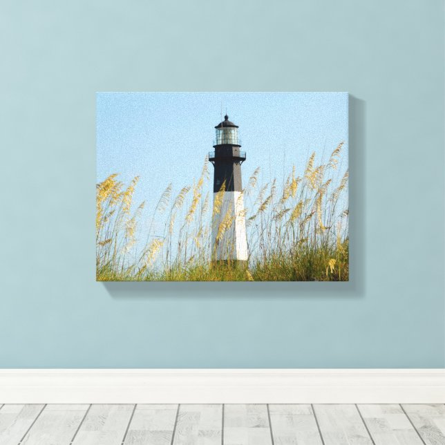 Toile Tybee Island Lighthouse  (Insitu (Plancher de Bois))