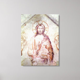 Toile Tympan dépeignant la bénédiction de sauveur, 13