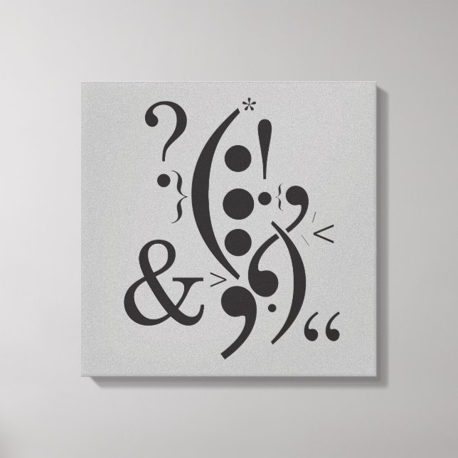 Toile Typographie (composition Abstraite) (Recto)