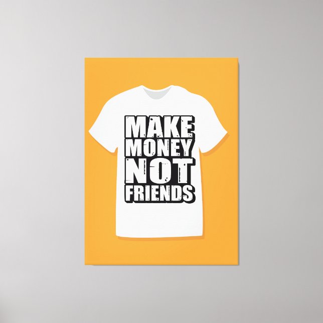 Toile Typographie de citation motivante (Recto)