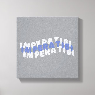 Toile Typographie Inspirante Imparfaitement Parfaite